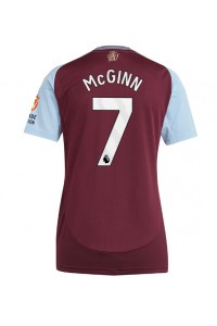 Aston Villa John McGinn #7 Jalkapallovaatteet Naisten Kotipaita 2024-25 Lyhythihainen